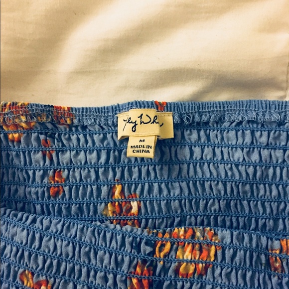 Off Shoulder Floral Top - Picture 4 of 4